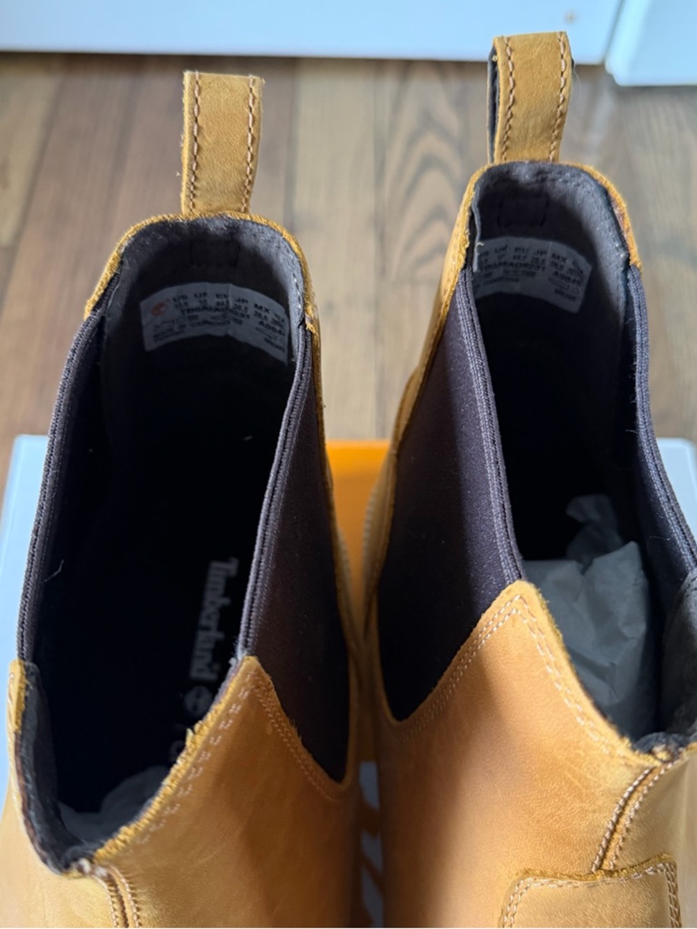 Timberland Redwood Falls Mid Chelsea Boot Wheat Men’s Size 10.5 M - Picture 9 of 13